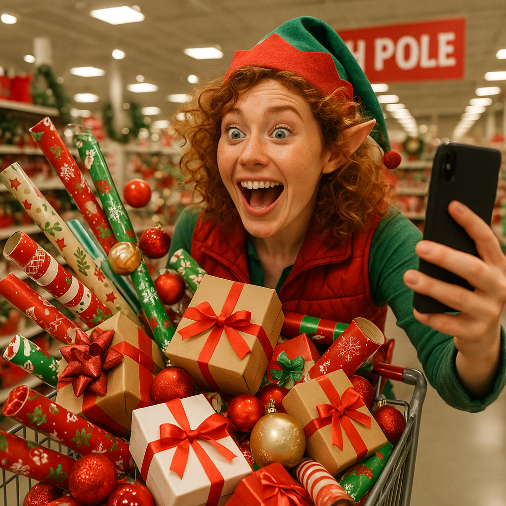 holiday shopping chaos