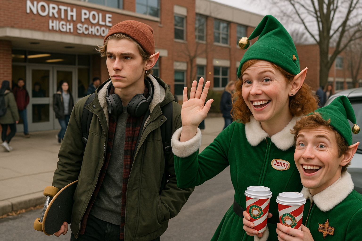 siblings school pickup